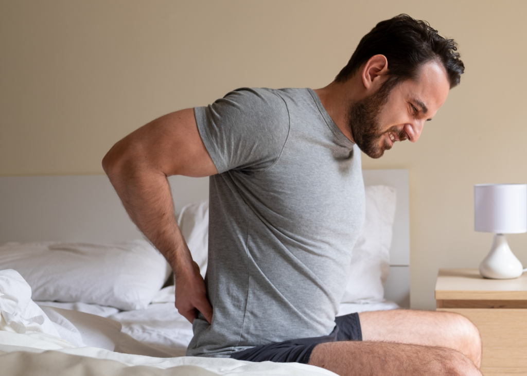 Rückenschmerz nach dem Aufstehen am Morgen