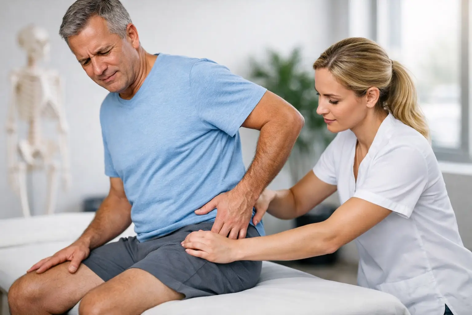 Physiotherapie bei Hüftschmerzen