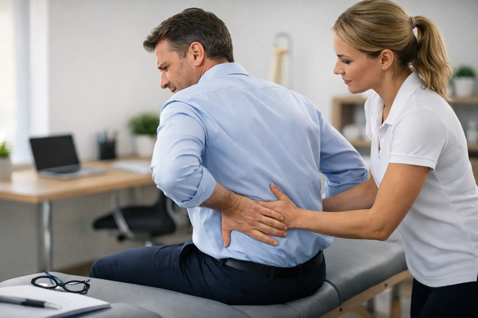 Physiotherapie für Berufstätige bei Rückenschmerzen
