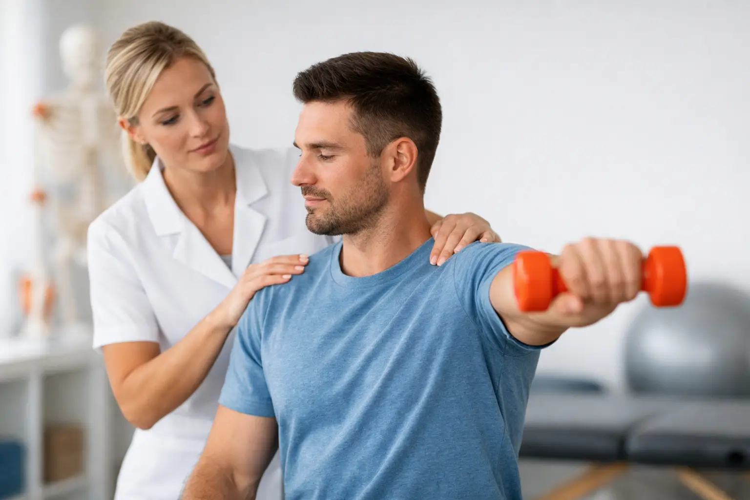 Schulterbeschwerden: Physiotherapie Übungen