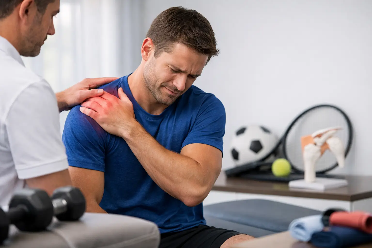 Überlastung der Schulter durch Sport behandeln