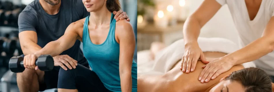 Aktive Therapie oder Massage bei Schmerzen?