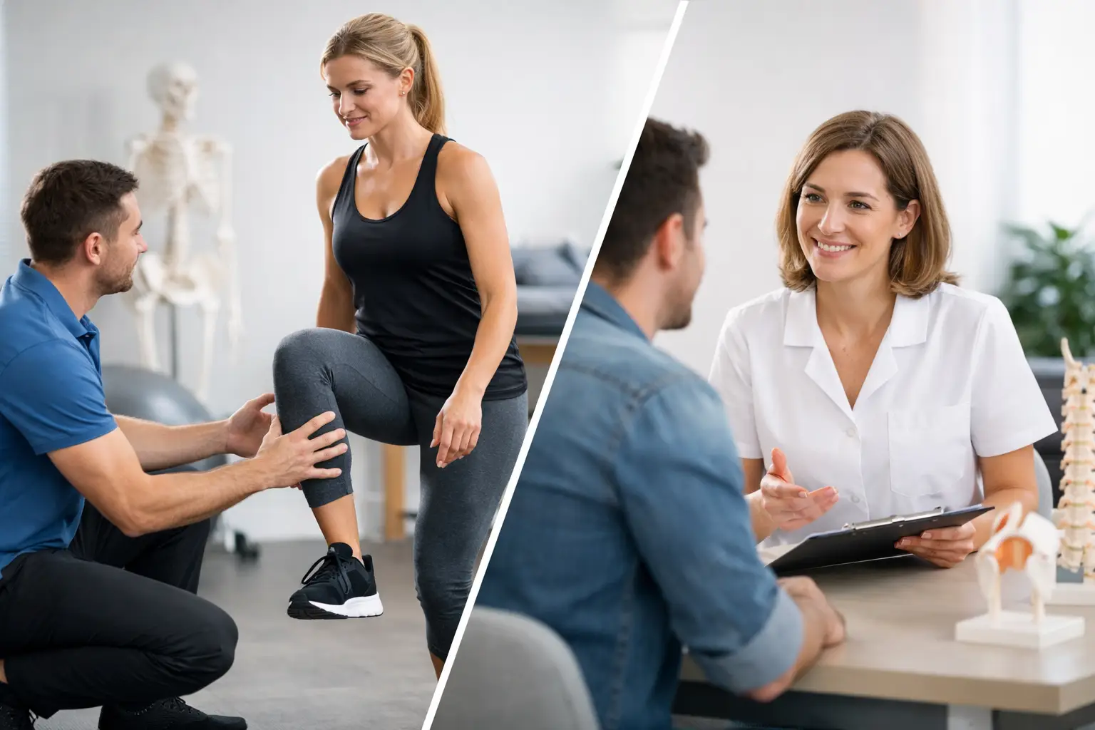 Bewegungscheck oder Erstgespräch Physiotherapie?