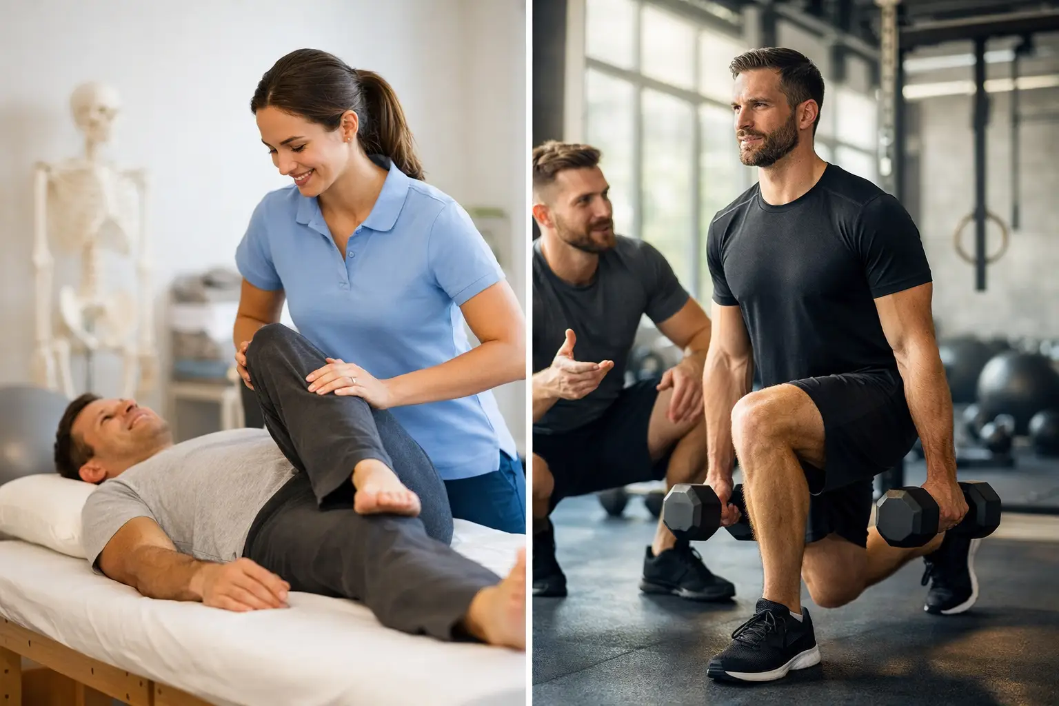 Krankengymnastik oder aktive Rehabilitation?