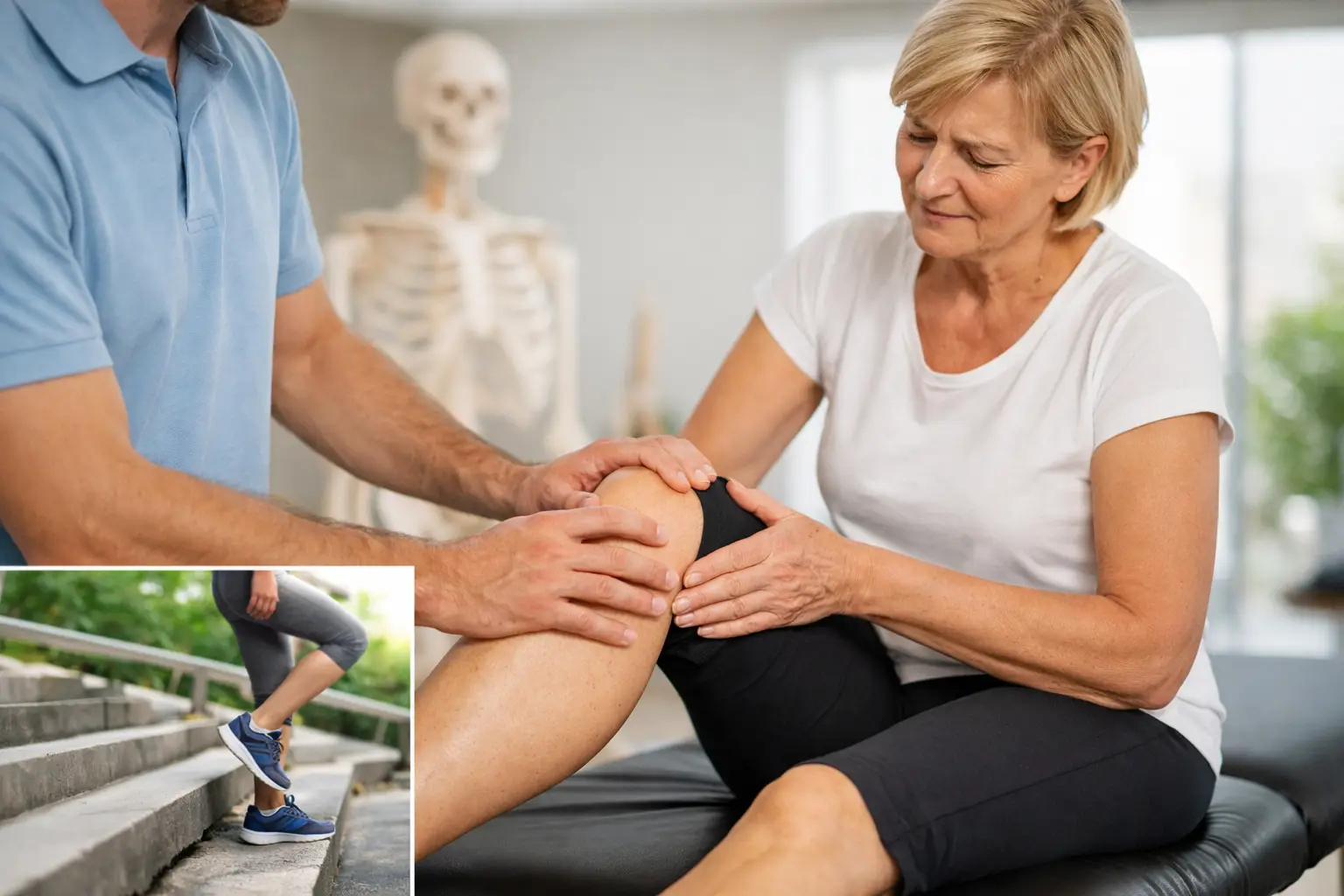 Ratgeber Physiotherapie bei Knieschmerzen im Alltag