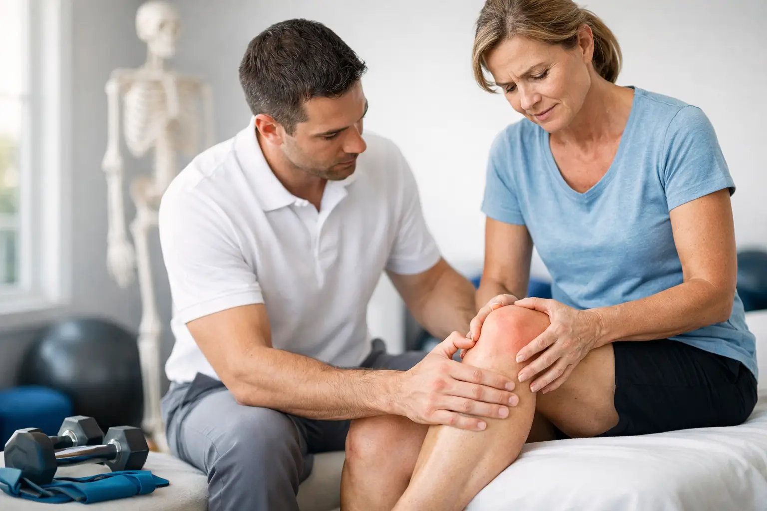 Wann brauche ich Physiotherapie bei Knieschmerzen?