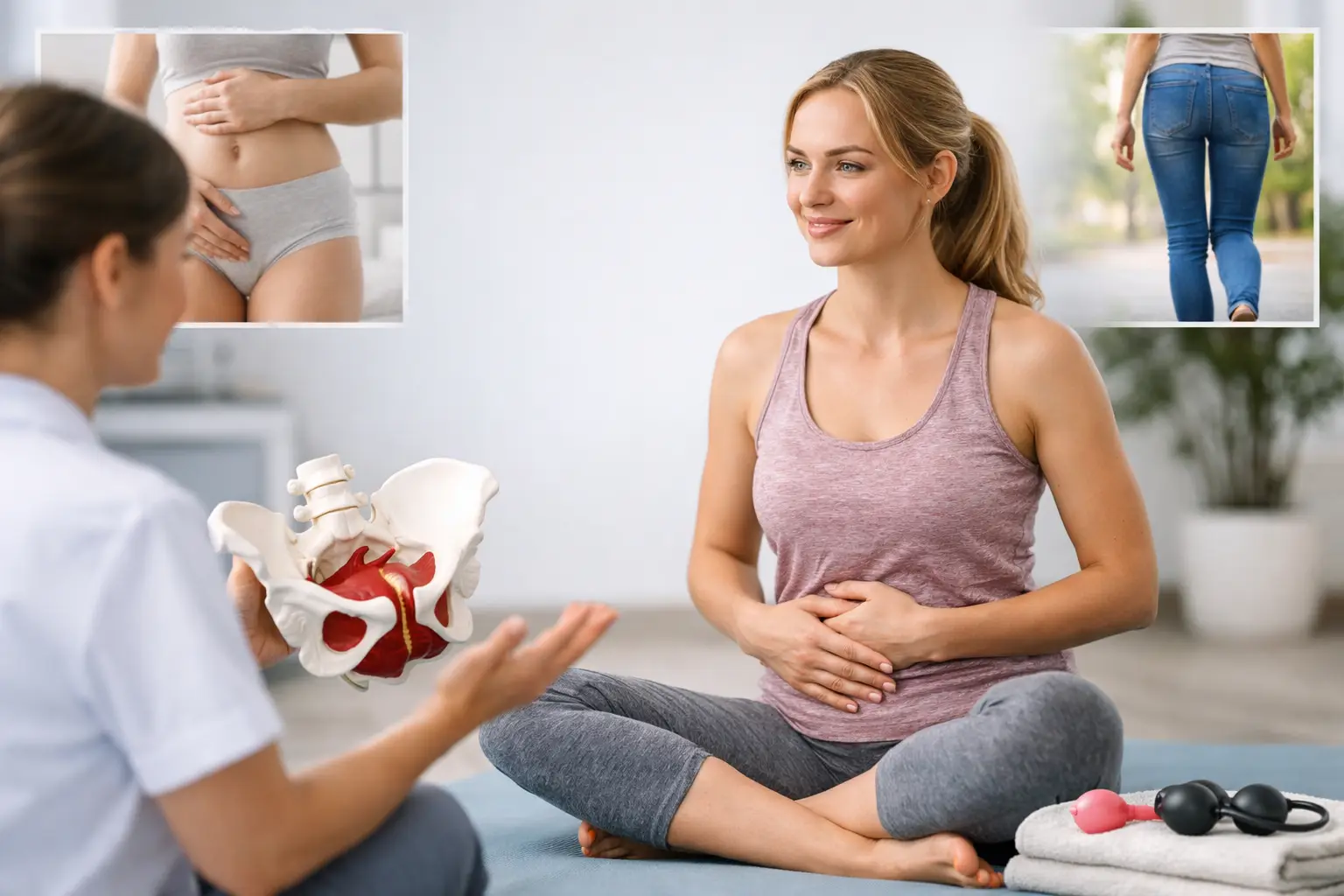 Beckenbodentherapie für mehr Kontrolle im Alltag