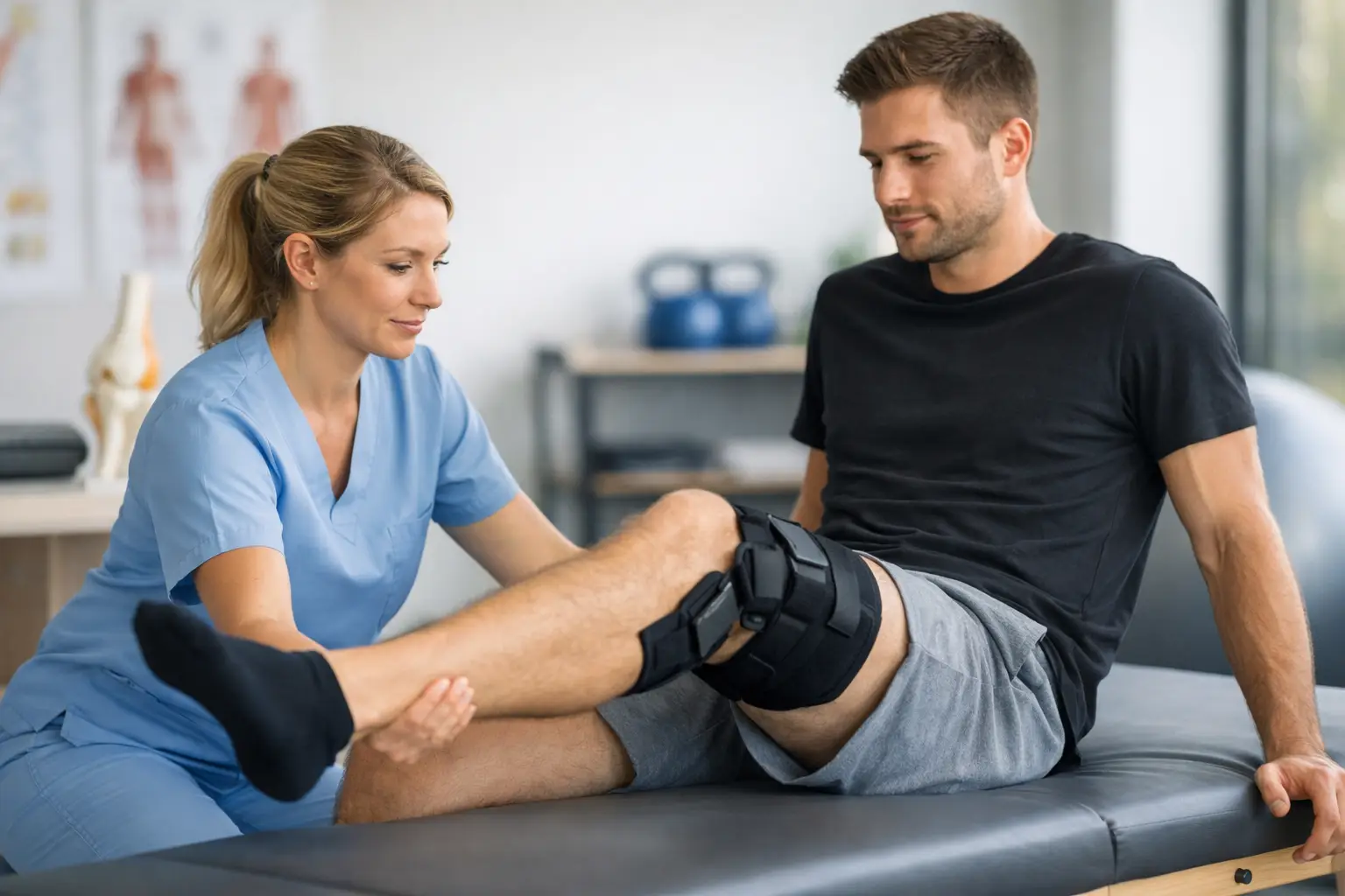 Brauche ich Physiotherapie nach einem Kreuzbandriss?