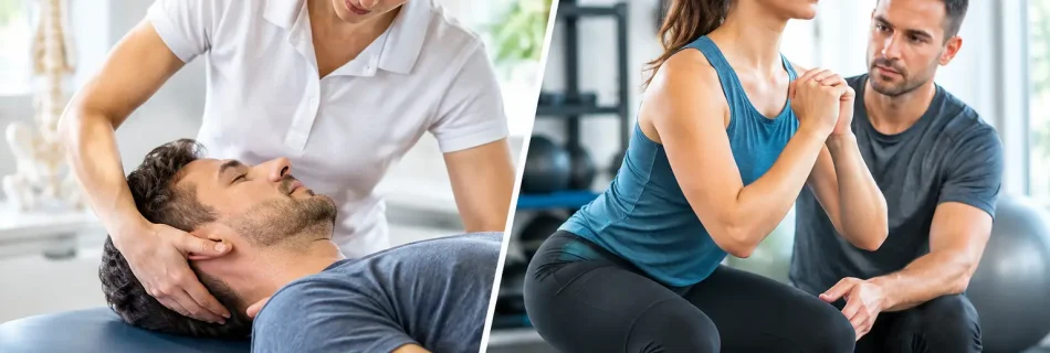 Manuelle Therapie versus Trainingstherapie