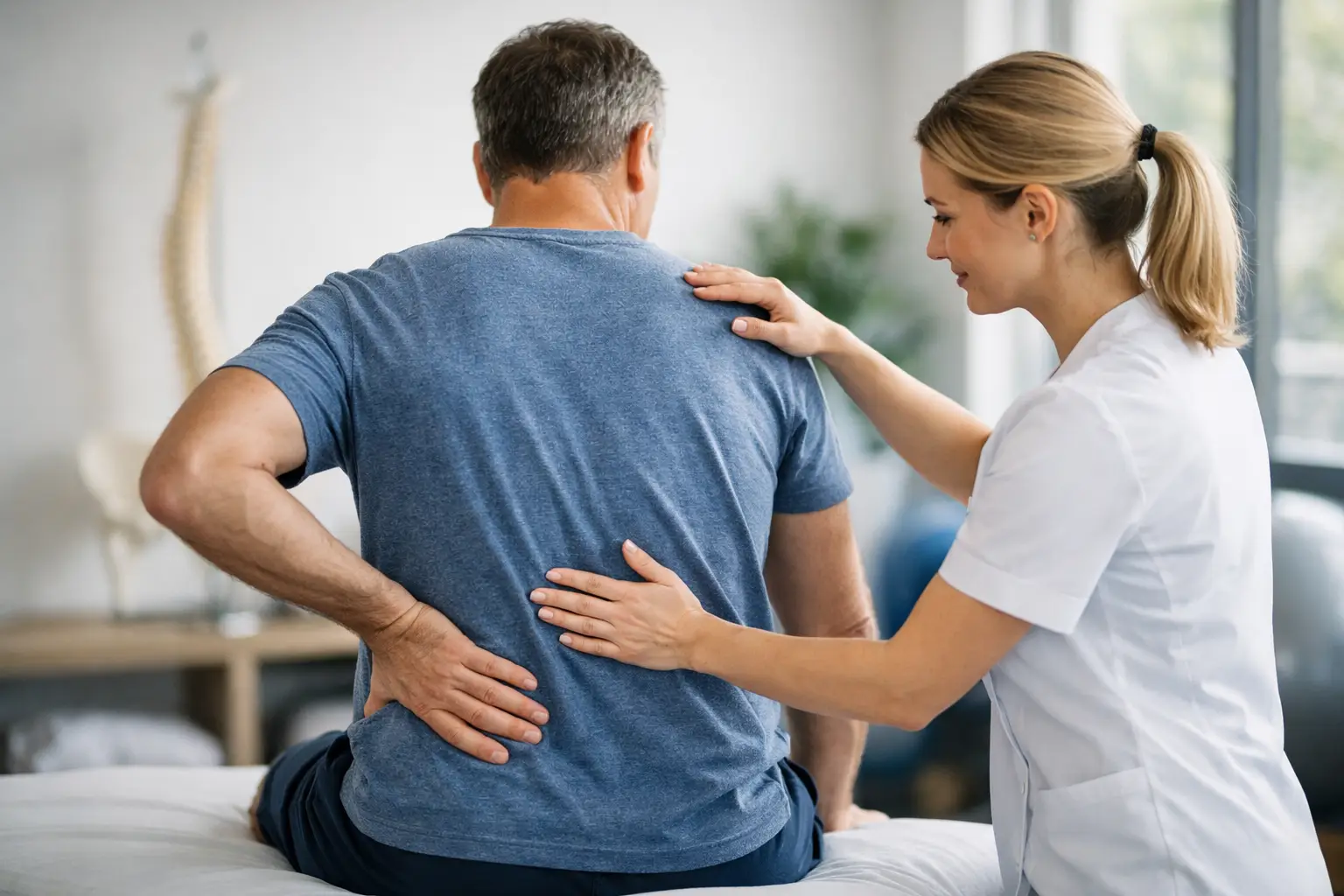 Rückenschmerzen: Physiotherapie mit Plan
