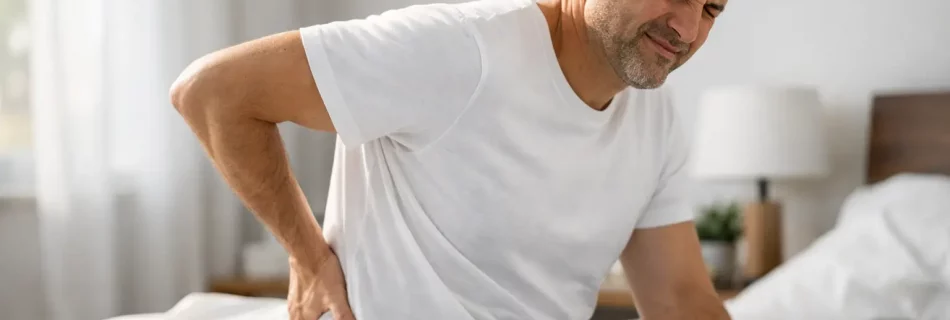 Warum schmerzt mein Rücken morgens? Häufige Gründe