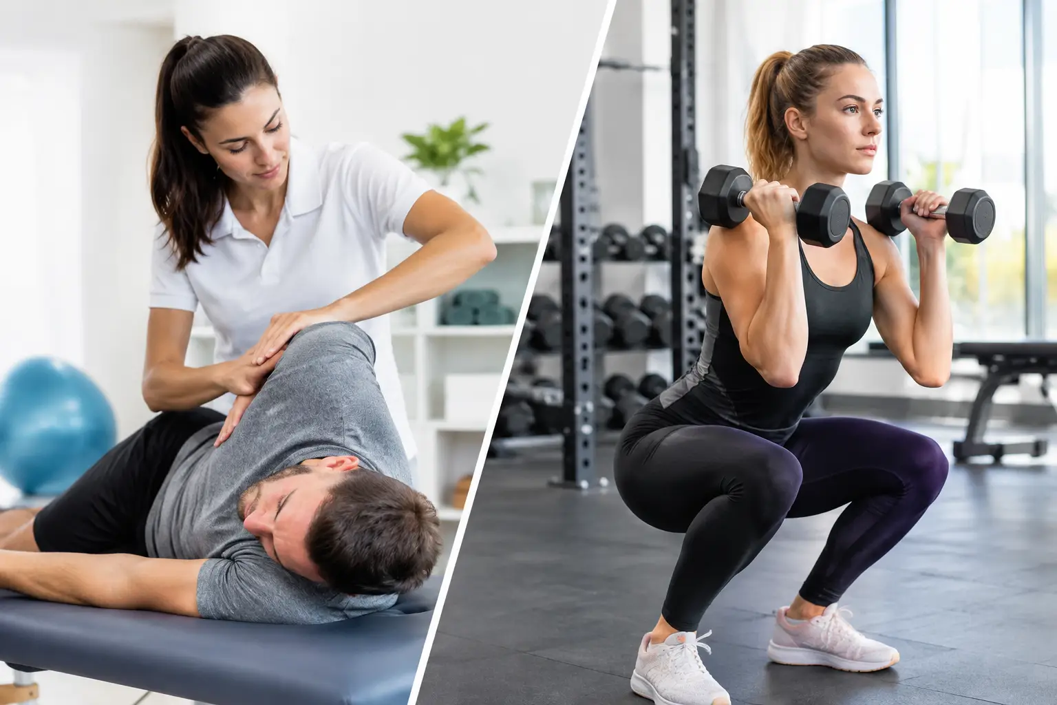Physiotherapie oder Fitnessstudio: Was hilft wann?